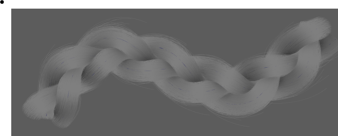 hair braid render