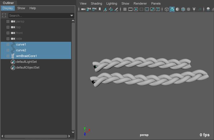 braids in Maya