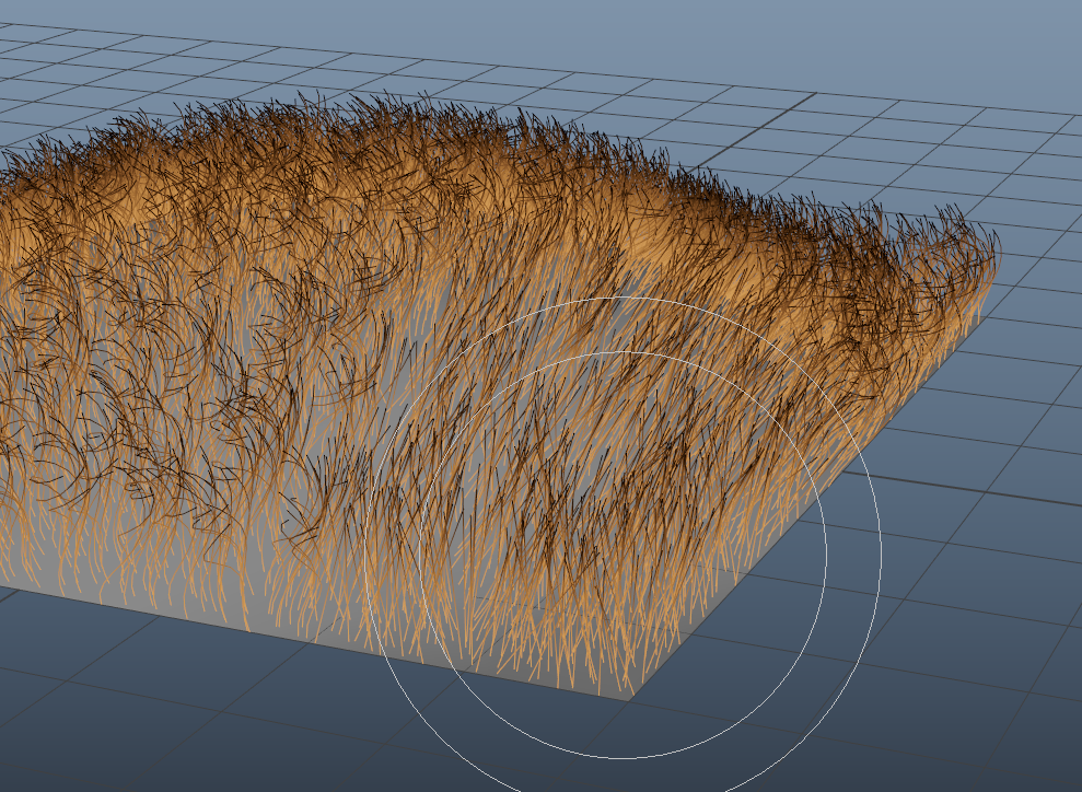 Strands after smoothing is applied